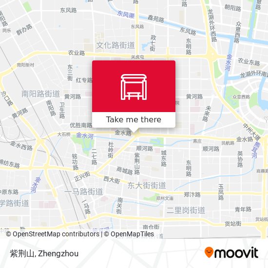 紫荆山 map