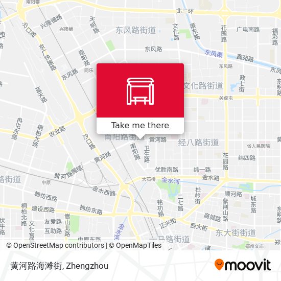 黄河路海滩街 map