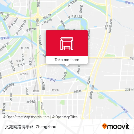 文苑南路博学路 map