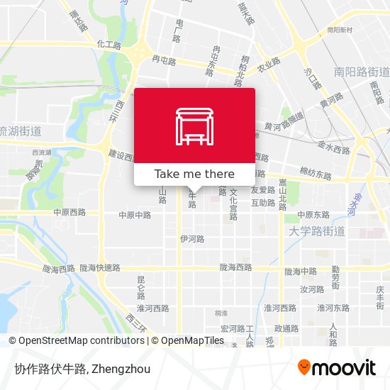 协作路伏牛路 map