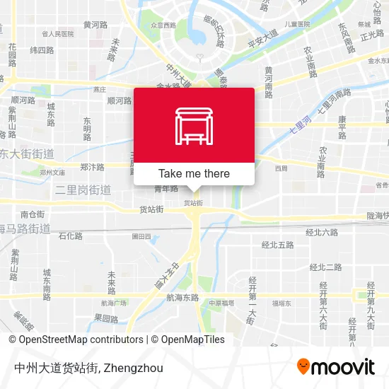 中州大道货站街 map