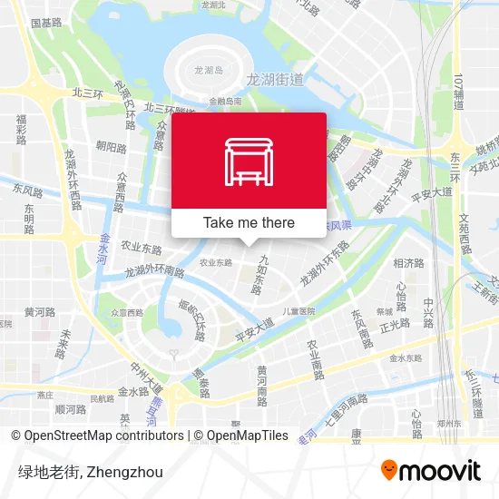 绿地老街 map