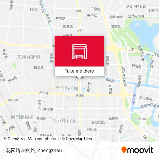 花园路农科路 map