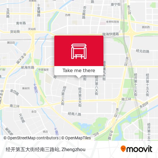 经开第五大街经南三路站 map