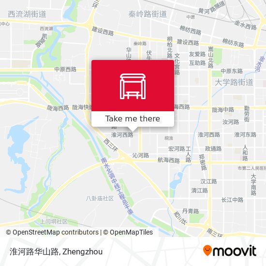 淮河路华山路 map