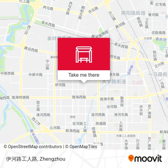 伊河路工人路 map