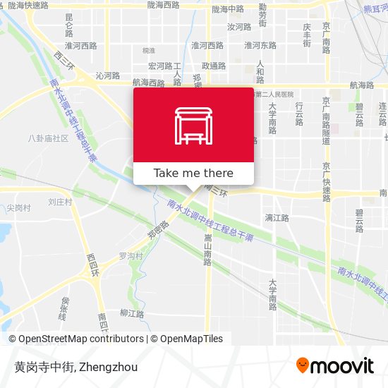 黄岗寺中街 map