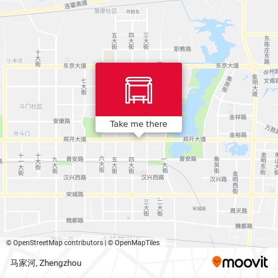 马家河 map