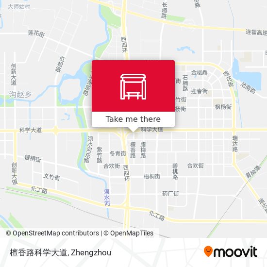 檀香路科学大道 map