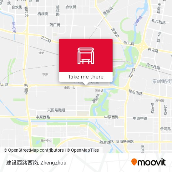 建设西路西岗 map