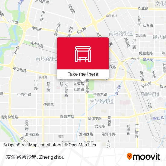 友爱路碧沙岗 map