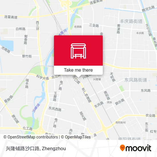 兴隆铺路沙口路 map