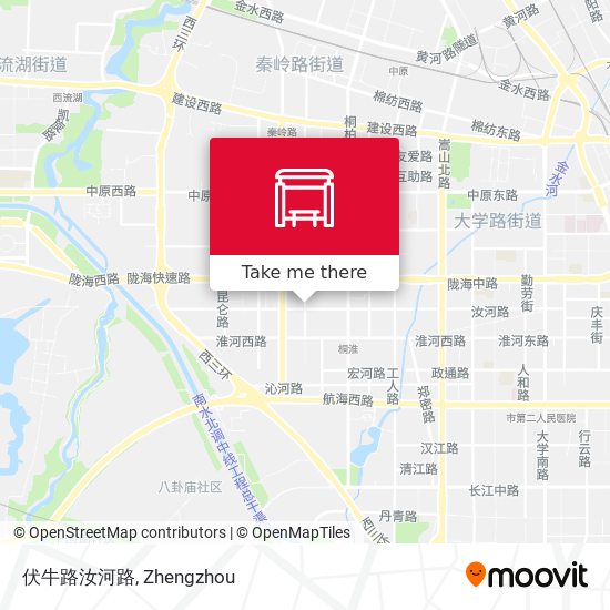 伏牛路汝河路 map