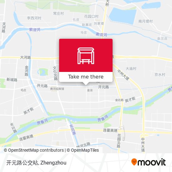 开元路公交站 map