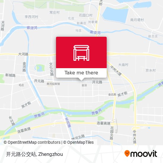 开元路公交站 map
