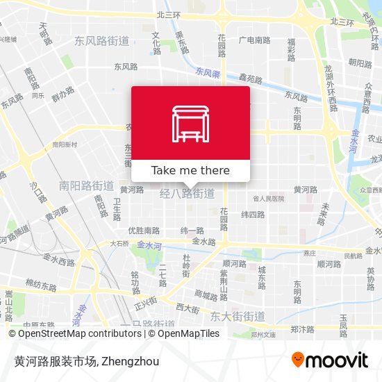 黄河路服装市场 map