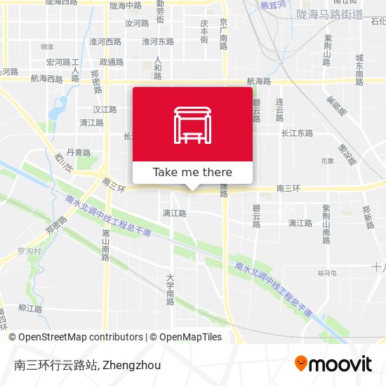 南三环行云路站 map