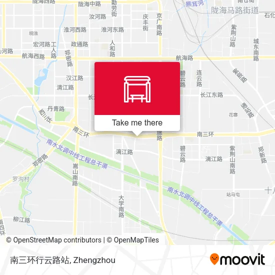 南三环行云路站 map
