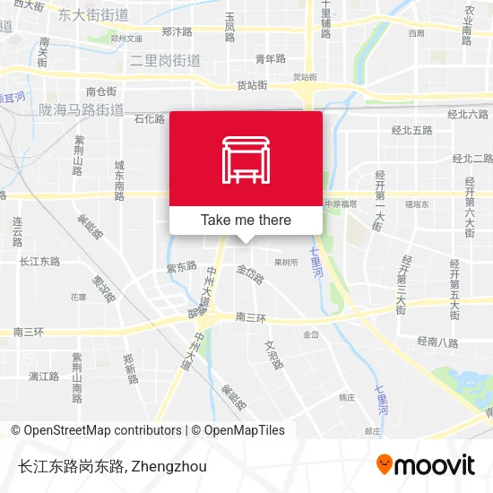 长江东路岗东路 map