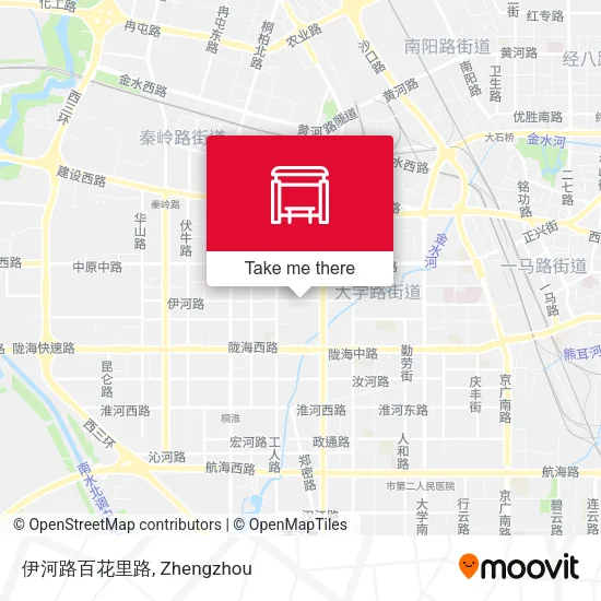 伊河路百花里路 map