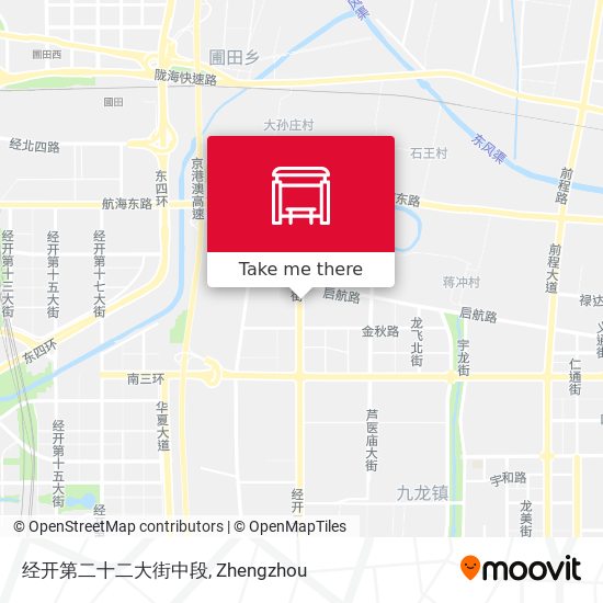 经开第二十二大街中段 map