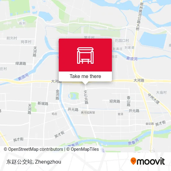 东赵公交站 map