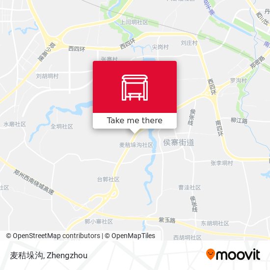麦秸垛沟 map