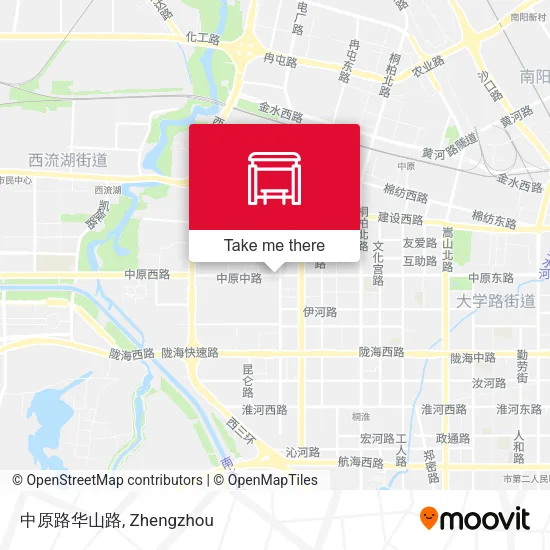 中原路华山路 map