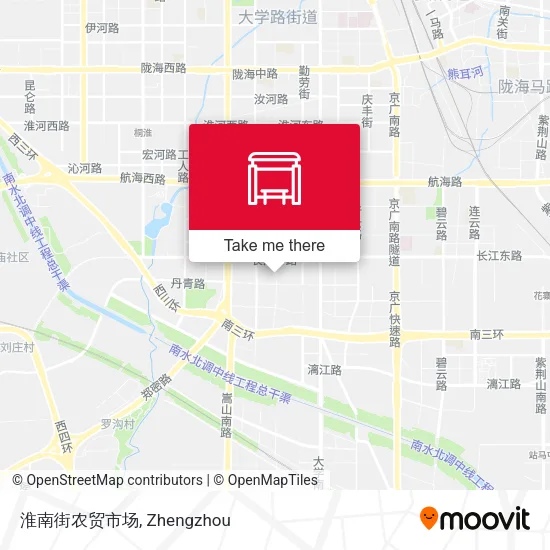 淮南街农贸市场 map