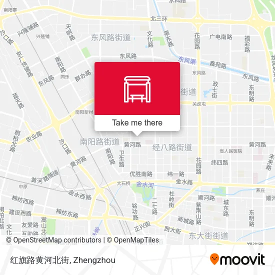 红旗路黄河北街 map
