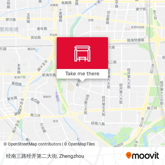 经南三路经开第二大街 map