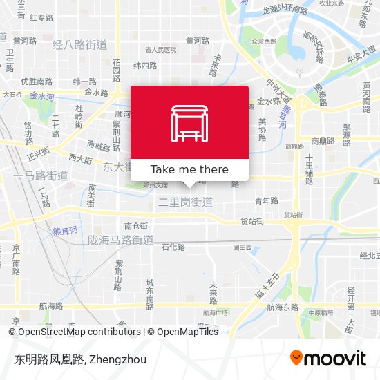 东明路凤凰路 map