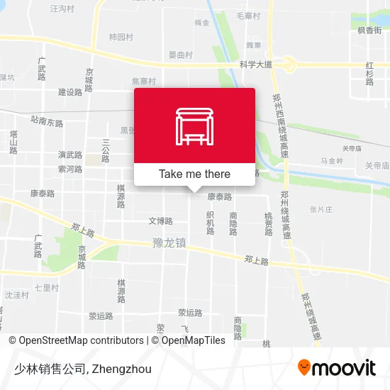 少林销售公司 map