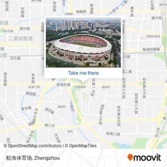 航海体育场 map