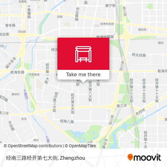 经南三路经开第七大街 map