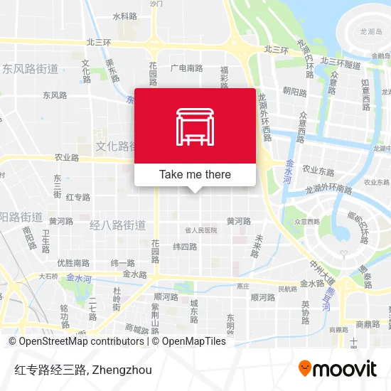 红专路经三路 map