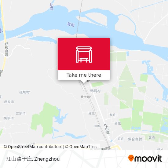 江山路于庄 map