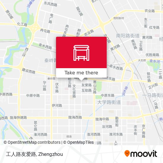 工人路友爱路 map