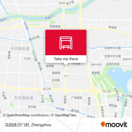 花园路沙门村 map