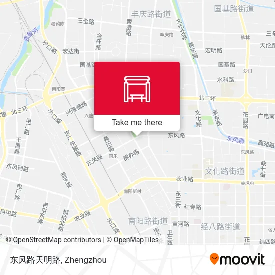 东风路天明路 map