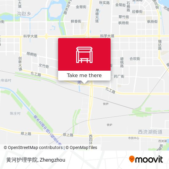 黄河护理学院 map