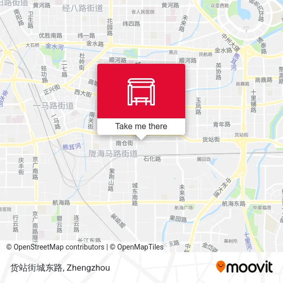 货站街城东路 map