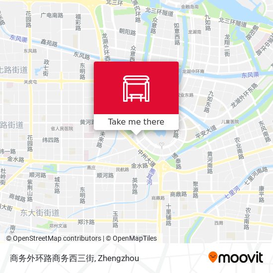商务外环路商务西三街 map