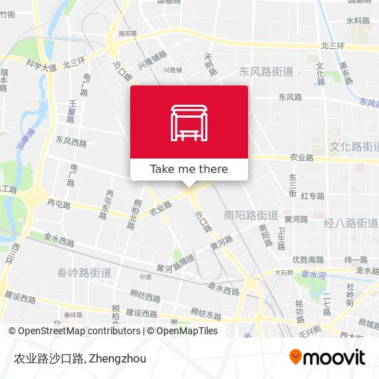 农业路沙口路 map