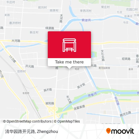 清华园路开元路 map