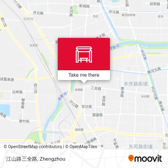江山路三全路 map