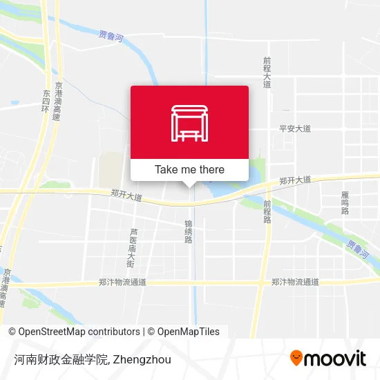 河南财政金融学院 map