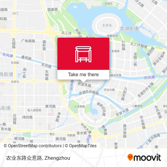 农业东路众意路 map