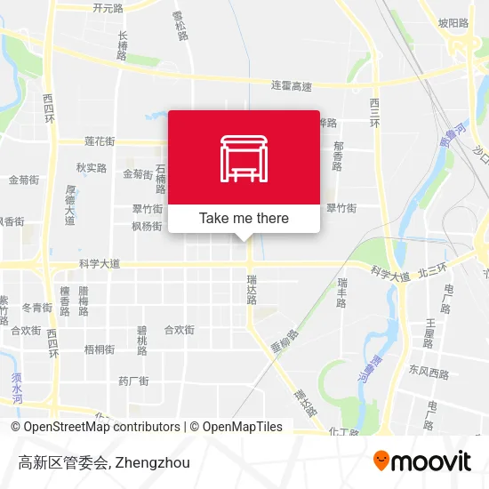 高新区管委会 map