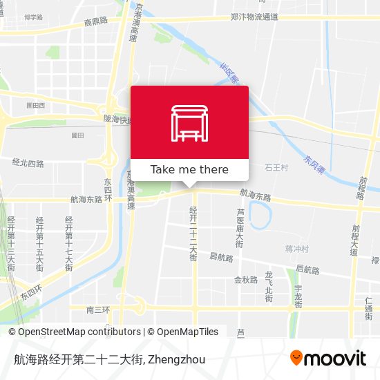 航海路经开第二十二大街 map